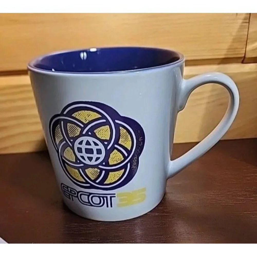 STARBUCKS Disney Parks EPCOT 35th Anniversary Coffee Mug Walt Disney World